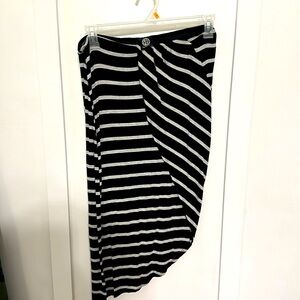 Black and silver A line skirt